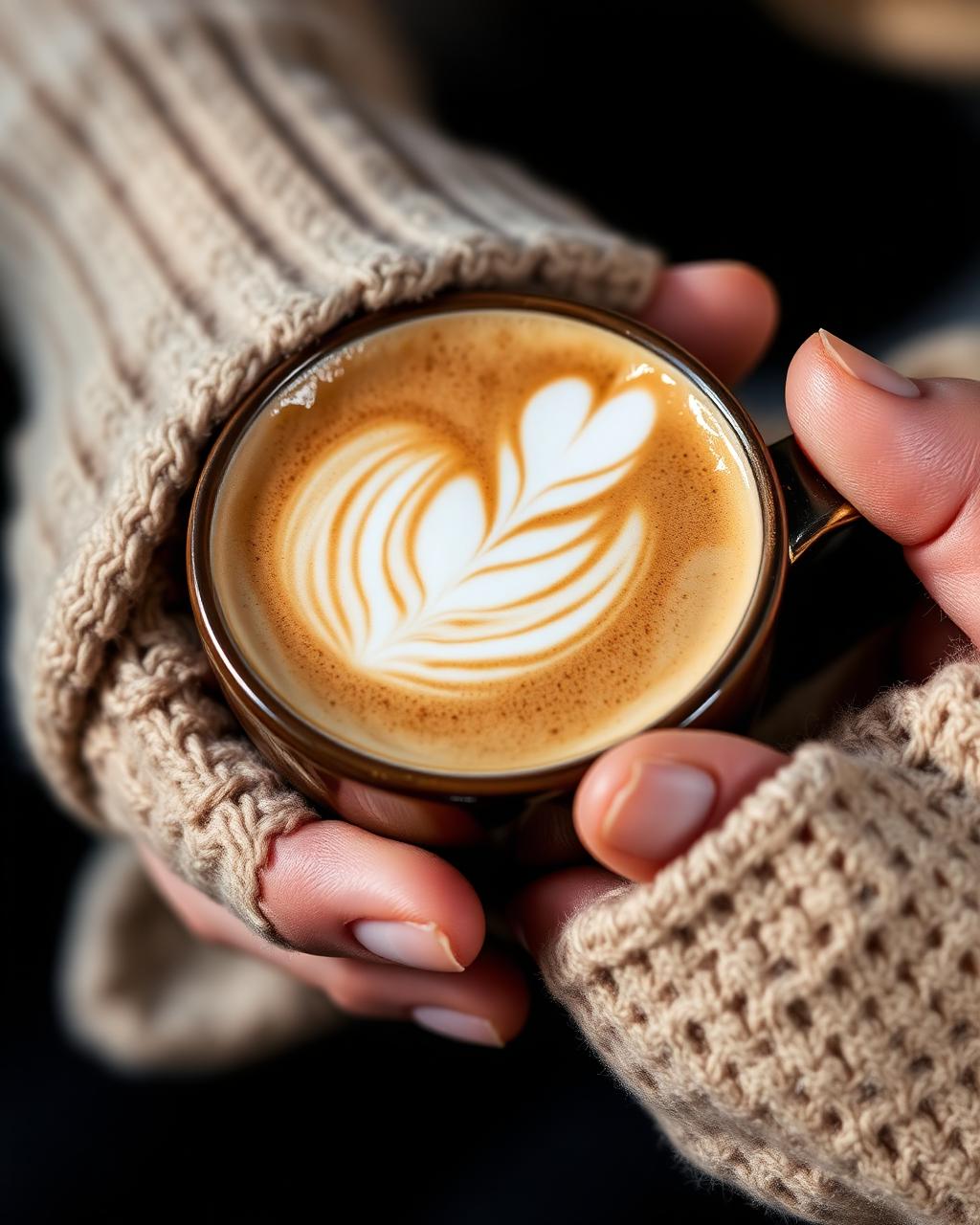 Latte rosetta